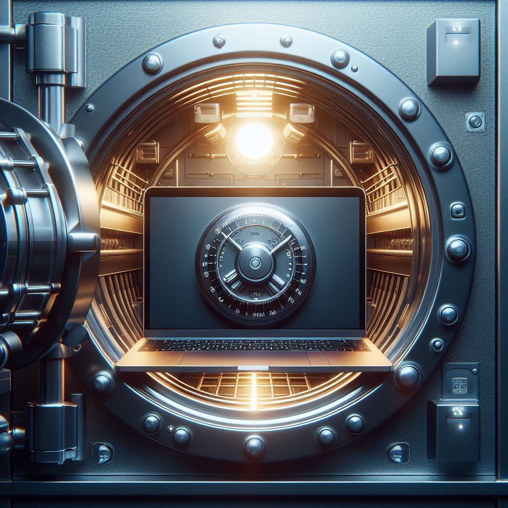 Computer in a safe